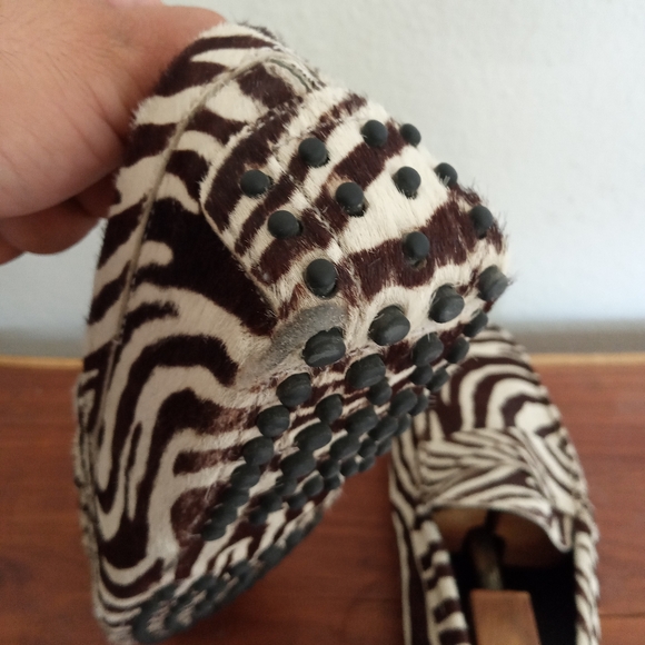 Tod's pony hair mocassins,zebra pattern - Picture 4 of 14
